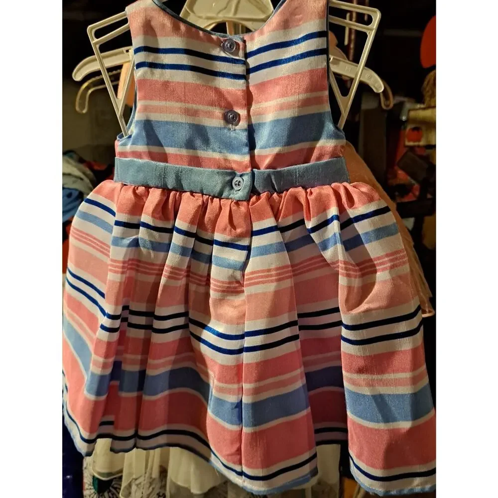 New Girls 12M Lilt Striped Dress